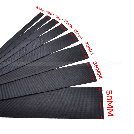 Polyesterfaser Gurtband 10-50mm breit für Outdoor Hundehalsband Tasche