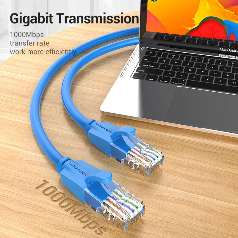 Cat6 Netzwerkkabel RJ45 1000 Mbit/s LAN Patchkabel in verschiedenen Längen
