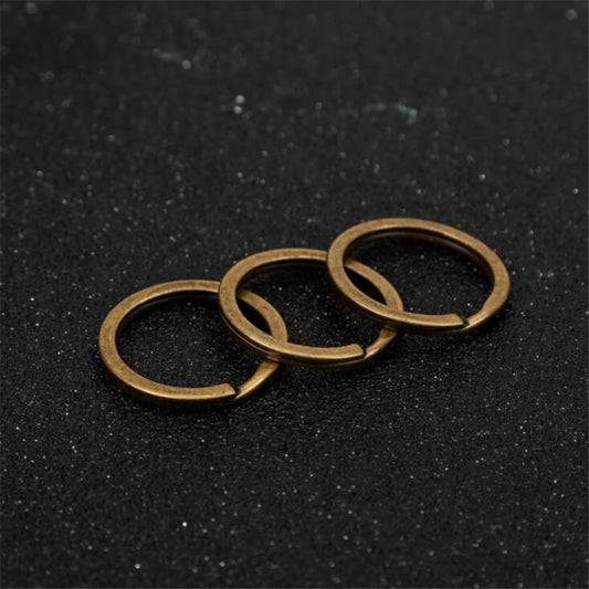 20-tlg. Antike Bronze Schlüsselringe 25-30mm für DIY Schmuckherstellung
