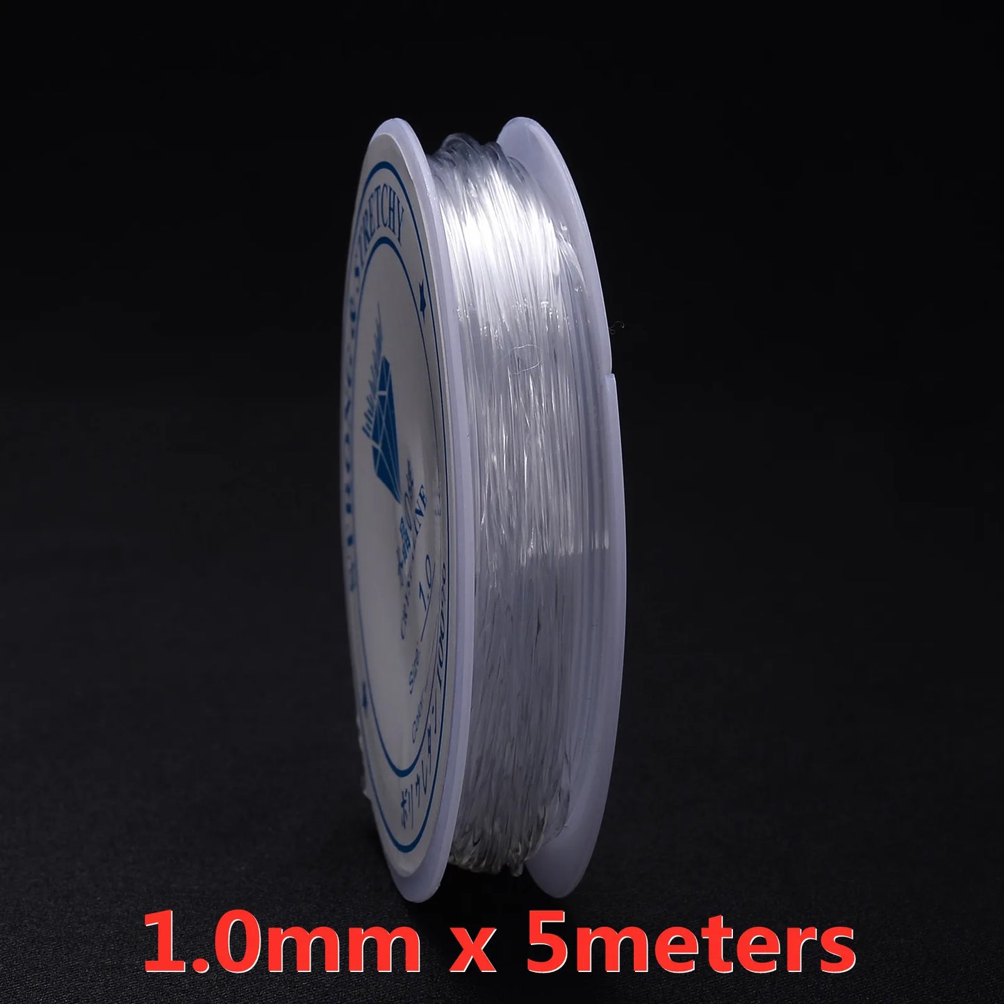 Elastische Schmuck Schnur 0,5-1,5 mm transparenter Faden für DIY Armband