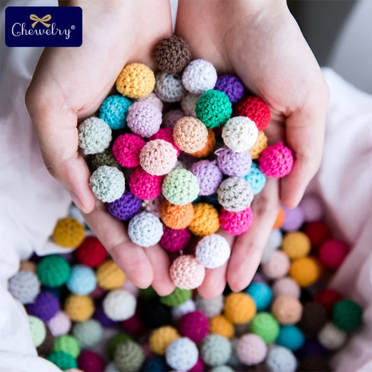 Natürlich sichere 16mm Holzperlen für Baby Beißringe und Schmuck