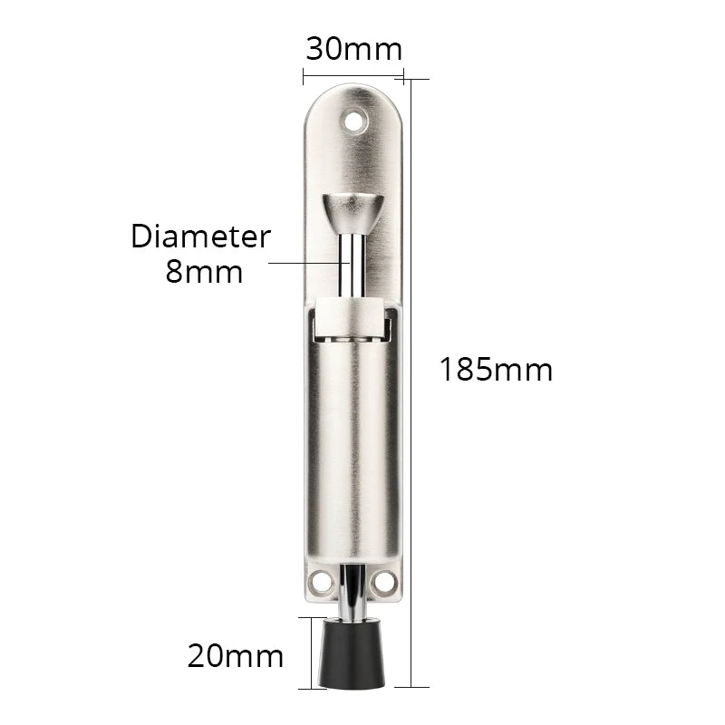 Robuster Bronze Türstopper mit fußbetriebenem Hebel – verstellbarer Kickdown-Mechanismus