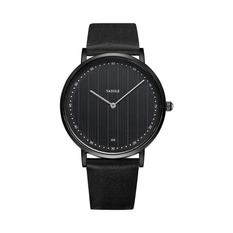 Elegante Herren Quarz Armbanduhr Lederarmband Business - Casual