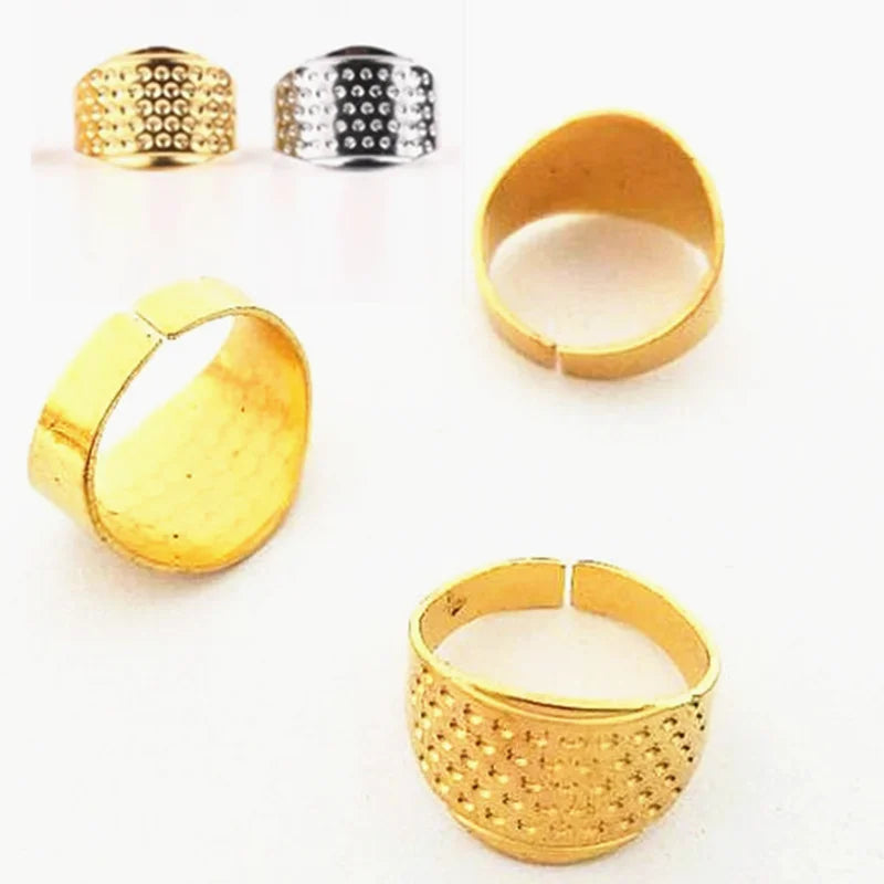 Retro Fingerhut Schutzring für Handarbeit und Nähen vielseitig einsetzbar