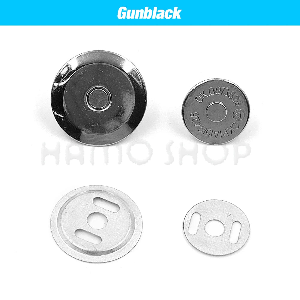 Magnetische Metall Druckknopfverschlüsse 16-20mm für Nähen - Basteln