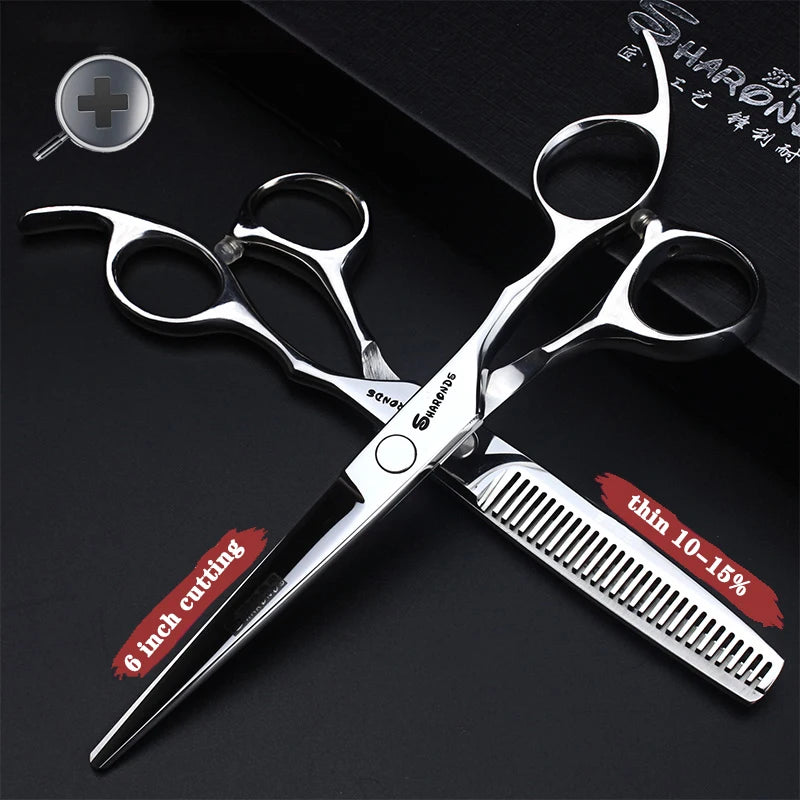 Professionelle Japanische Friseurschere mit scharfer Klinge und ergonomischem Griff
