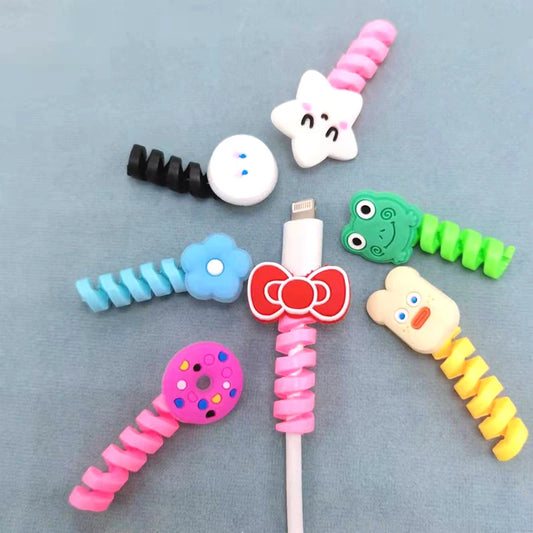 Cartoon Kabelschutz für USB Ladekabel Datenkabel Kopfhörer Schutz Organizer