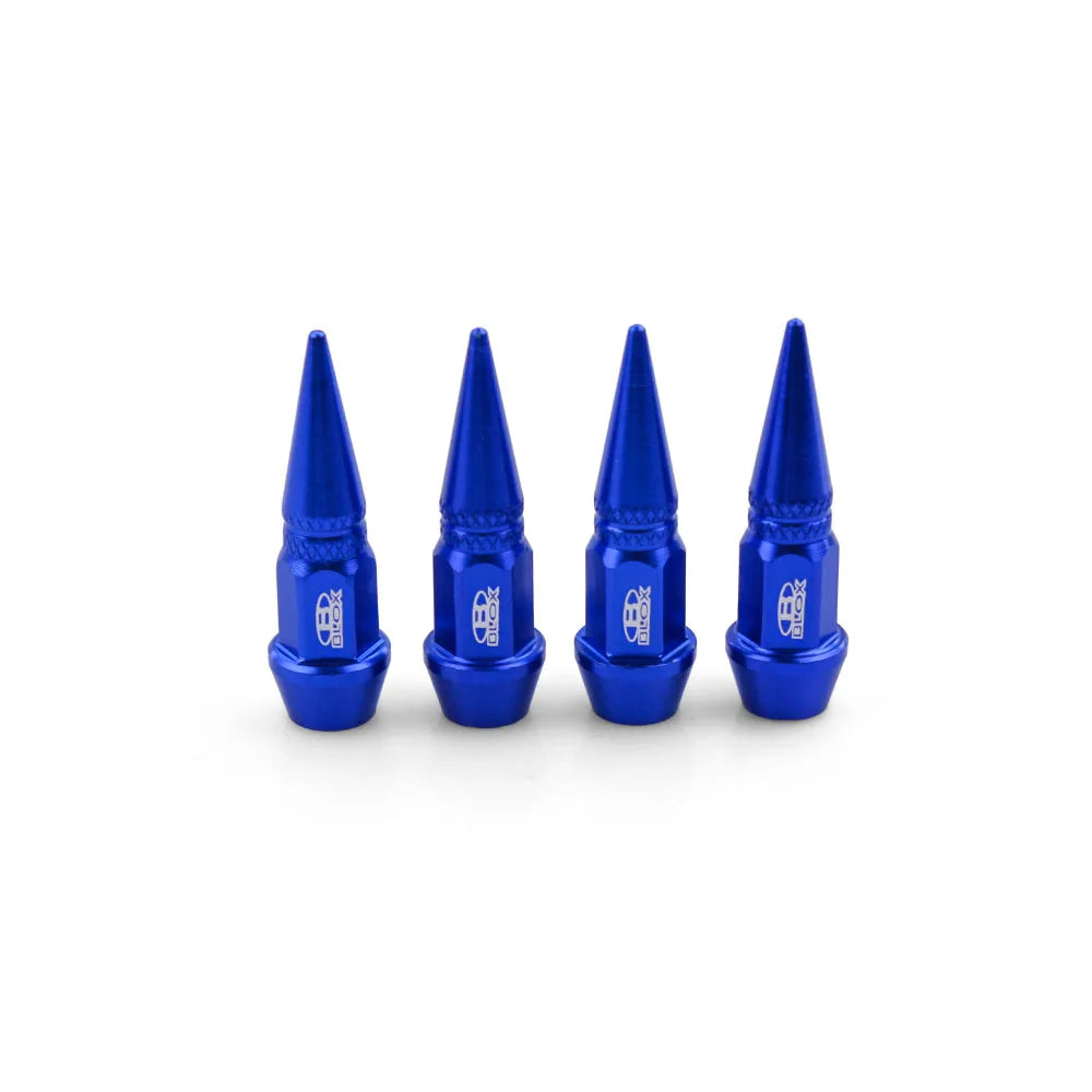 4x Universal Spike Reifen Ventilkappen Staubschutz Auto Motorrad Fahrrad