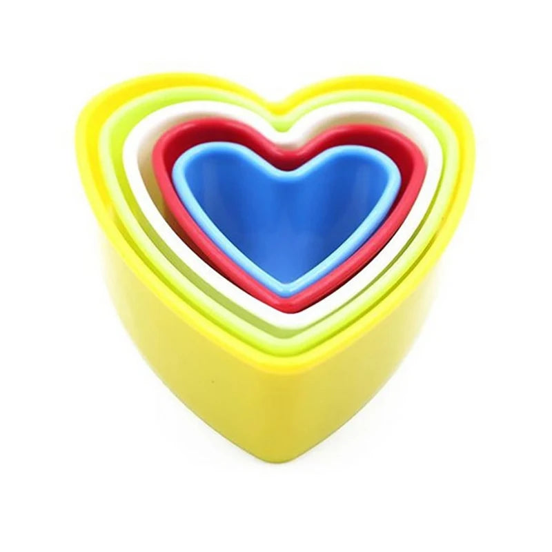 5-teiliges Set Cookies Cutter Formen Herz Stern Weihnachtsbaum