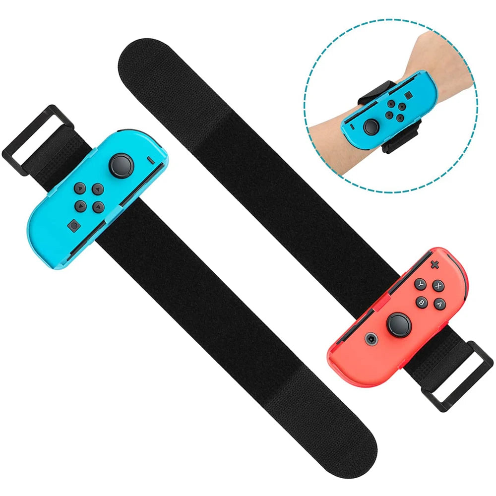 Verstellbares Nylon-Plastik Tanzarmband für Nintendo Switch Joy-Con