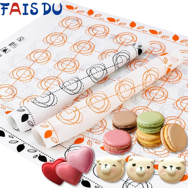 Robuste Silikon Backmatte Universal Antihaft – Ideal für Gebäck - Pizza