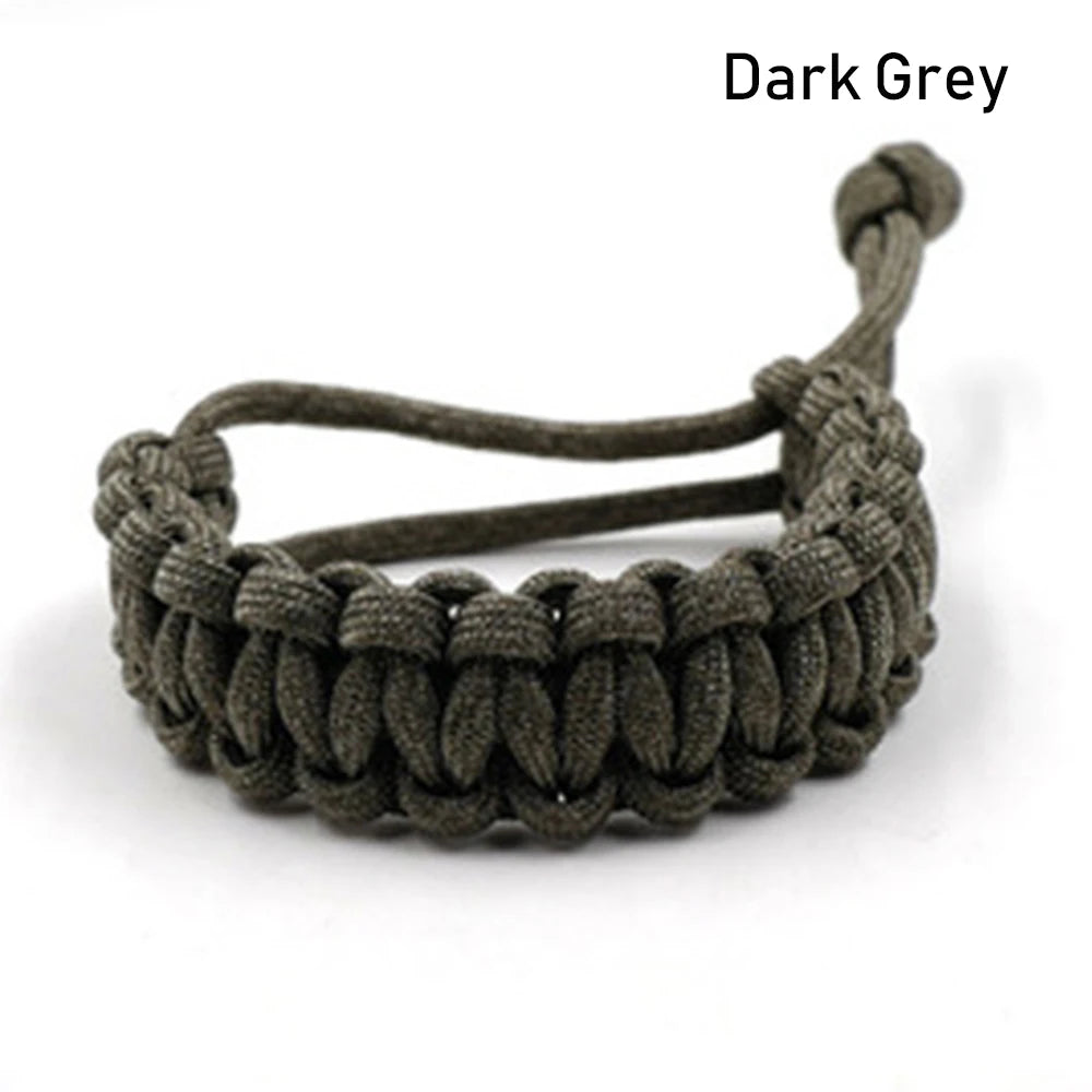 7-farbiges verstellbares Survival-Armband mit 550 Paracord Schnur 17-25cm
