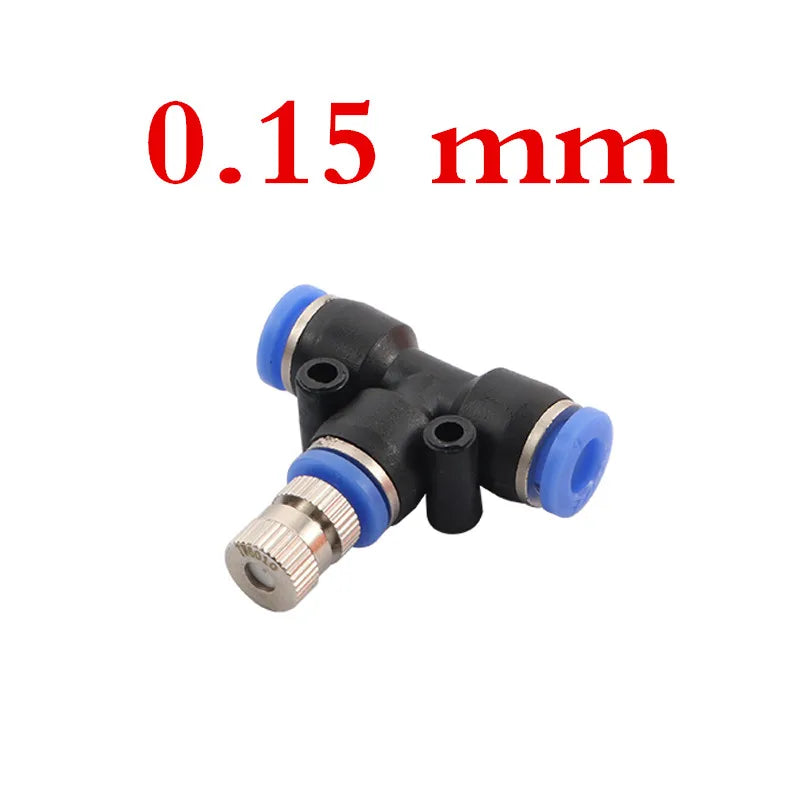 Effiziente 6mm Zerstäubungsdüsen im 5er-Set mit Schnellanschluss für Kühlung - Garten