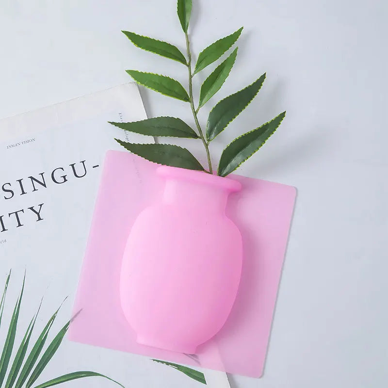 Magische Silikon-Blumenvase für Wand- und Kühlschrankdekoration