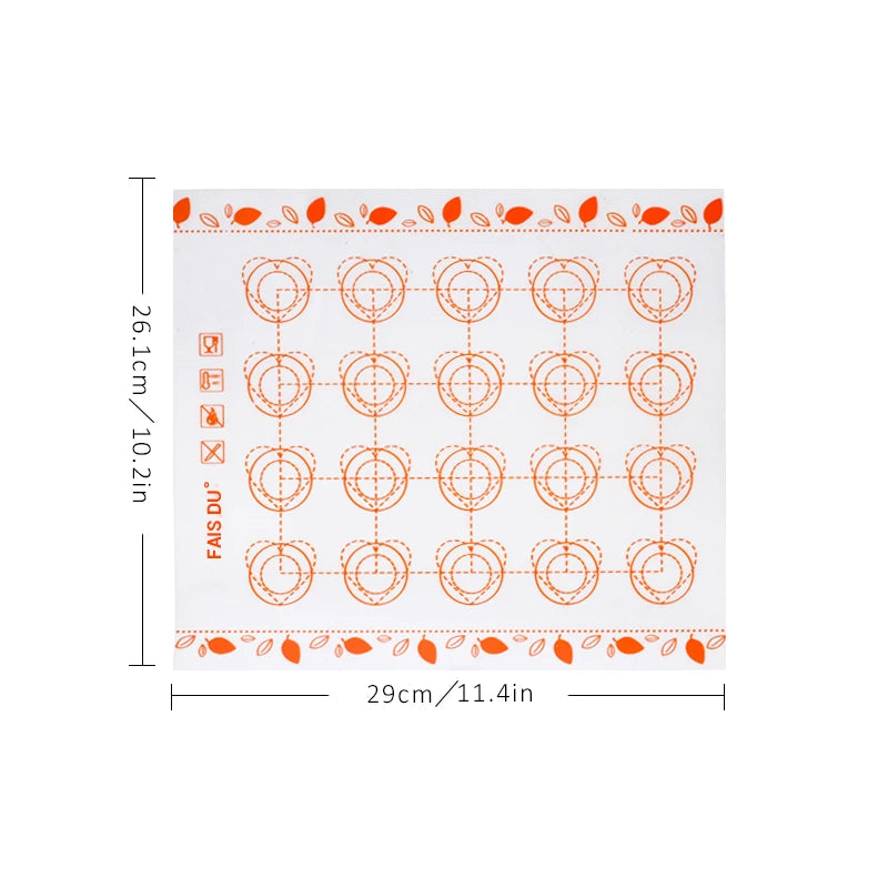 Robuste Silikon Backmatte Universal Antihaft – Ideal für Gebäck - Pizza