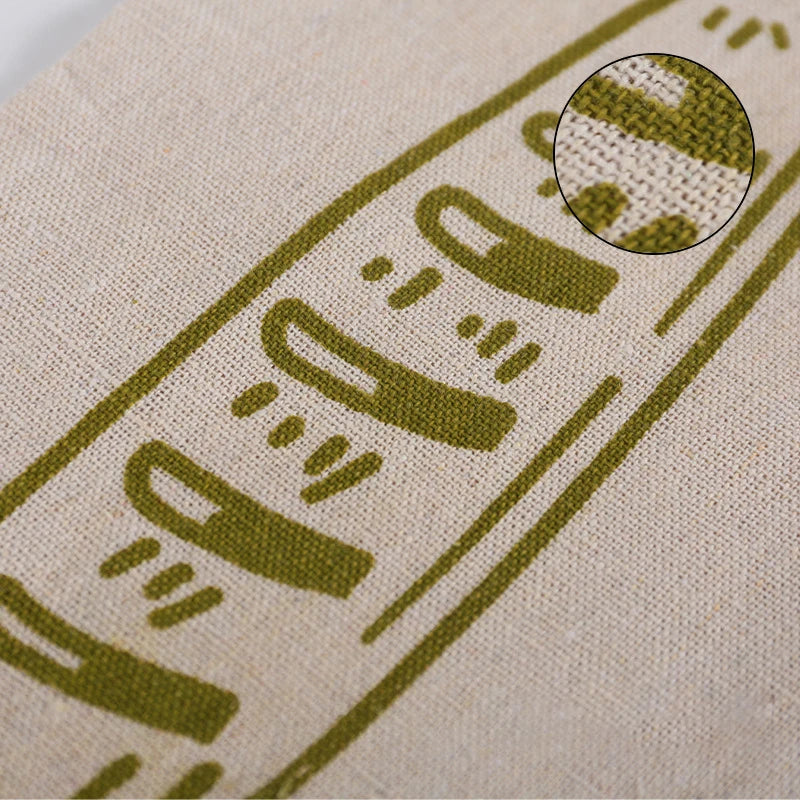 Natürlicher Leinen-Brotbeutel mit Kordelzug für lange Frische und Vielseitigkeit