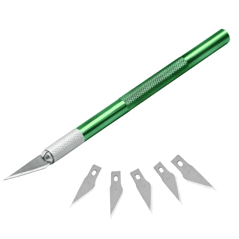 Metall Skalpell Cutter Kit Titan Klinge 14,6 cm für Präzisionsarbeiten