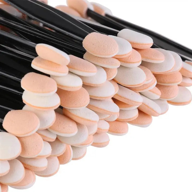 Präzise Make-up Kontrolle: Einweg Lidschatten Pinsel Set 5-100 Stück, dualseitig