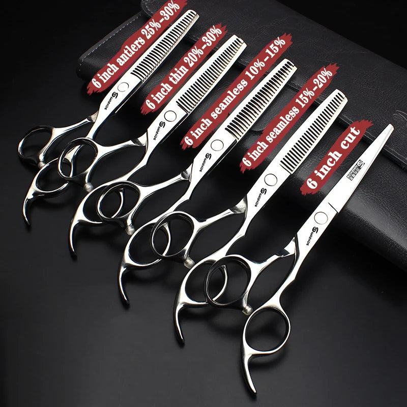 Professionelle Japanische Friseurschere mit scharfer Klinge und ergonomischem Griff