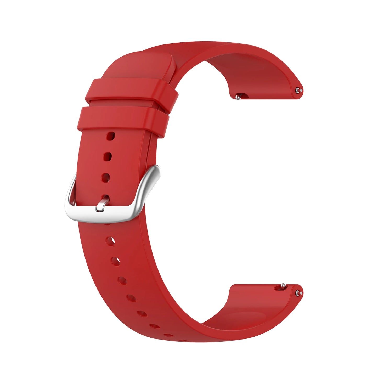 20 mm Silikonarmband kompatibel mit diversen Smartwatches komfortabel