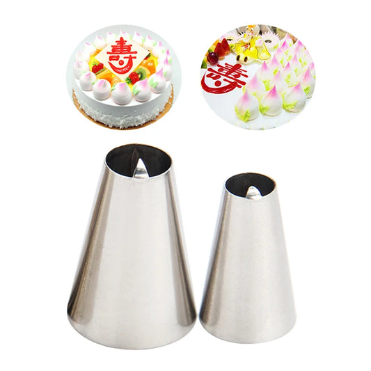 Edelstahl Kuchen-Deko Spitze 222S – Profi Fondant Spritztülle