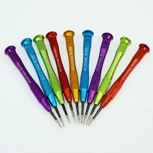 Magnetische Schraubendreher Set mit 6 Mini Bits für präzise Demontage