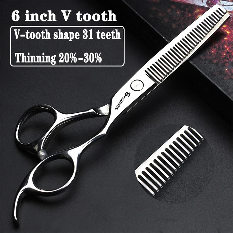 Professionelle Japanische Friseurschere mit scharfer Klinge und ergonomischem Griff