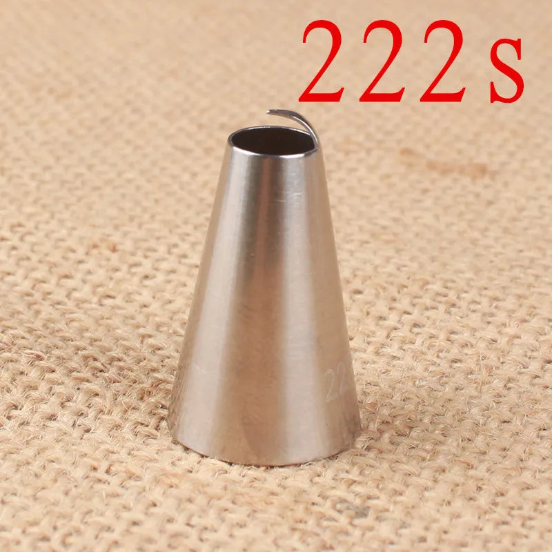 Edelstahl Kuchen-Deko Spitze 222S – Profi Fondant Spritztülle