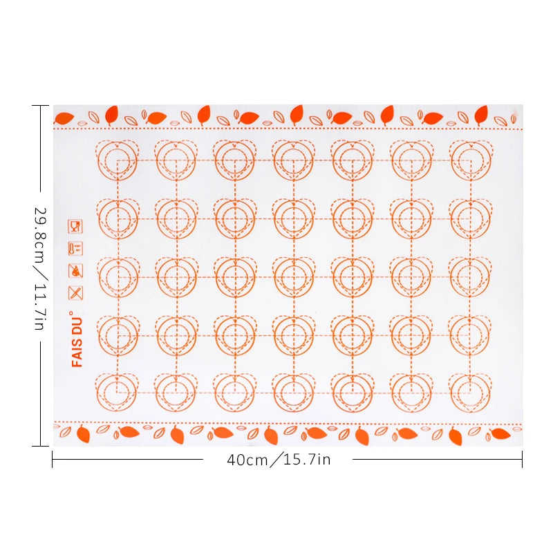 Robuste Silikon Backmatte Universal Antihaft – Ideal für Gebäck - Pizza