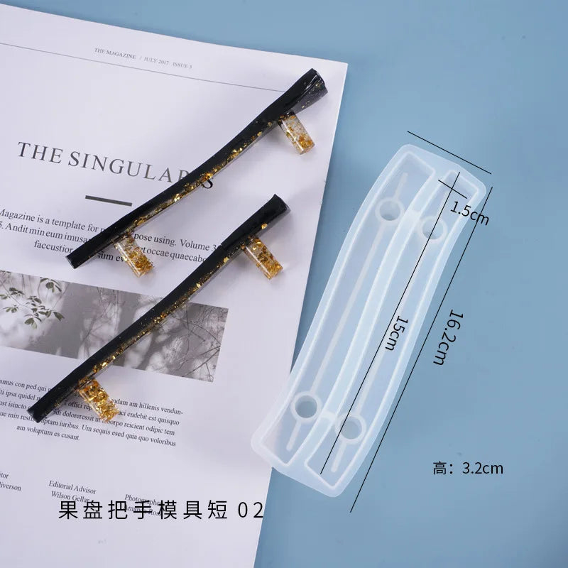 Große rechteckige Silikonform Teeteller Untersetzer Epoxidharz DIY Form