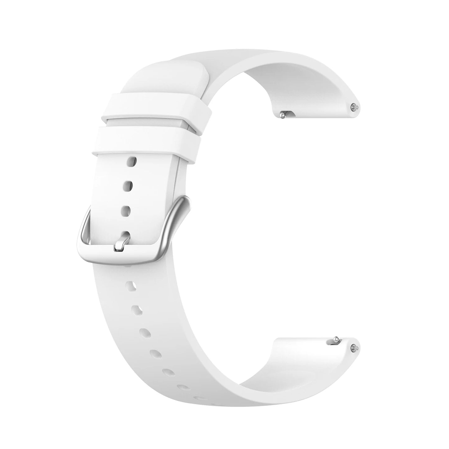 20 mm Silikonarmband kompatibel mit diversen Smartwatches komfortabel