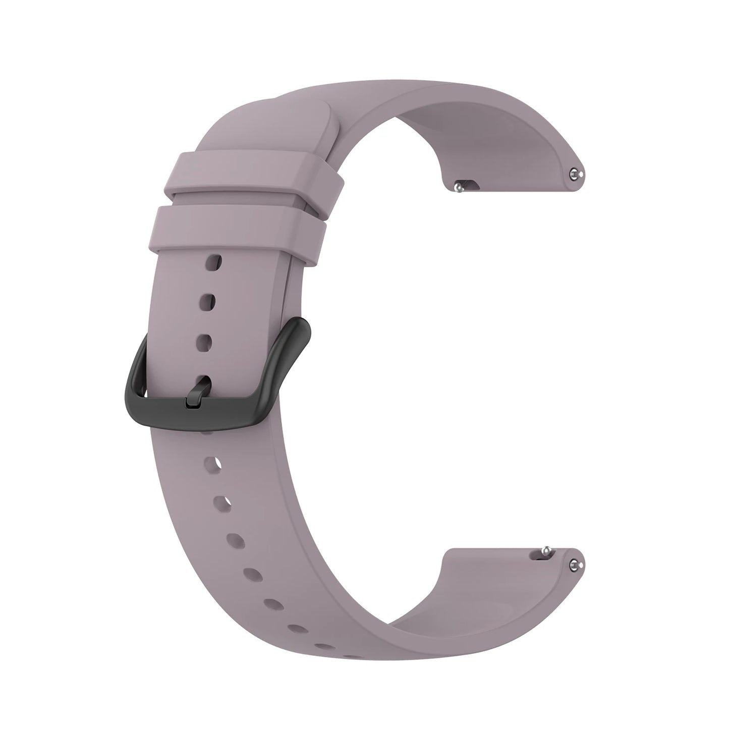20 mm Silikonarmband kompatibel mit diversen Smartwatches komfortabel