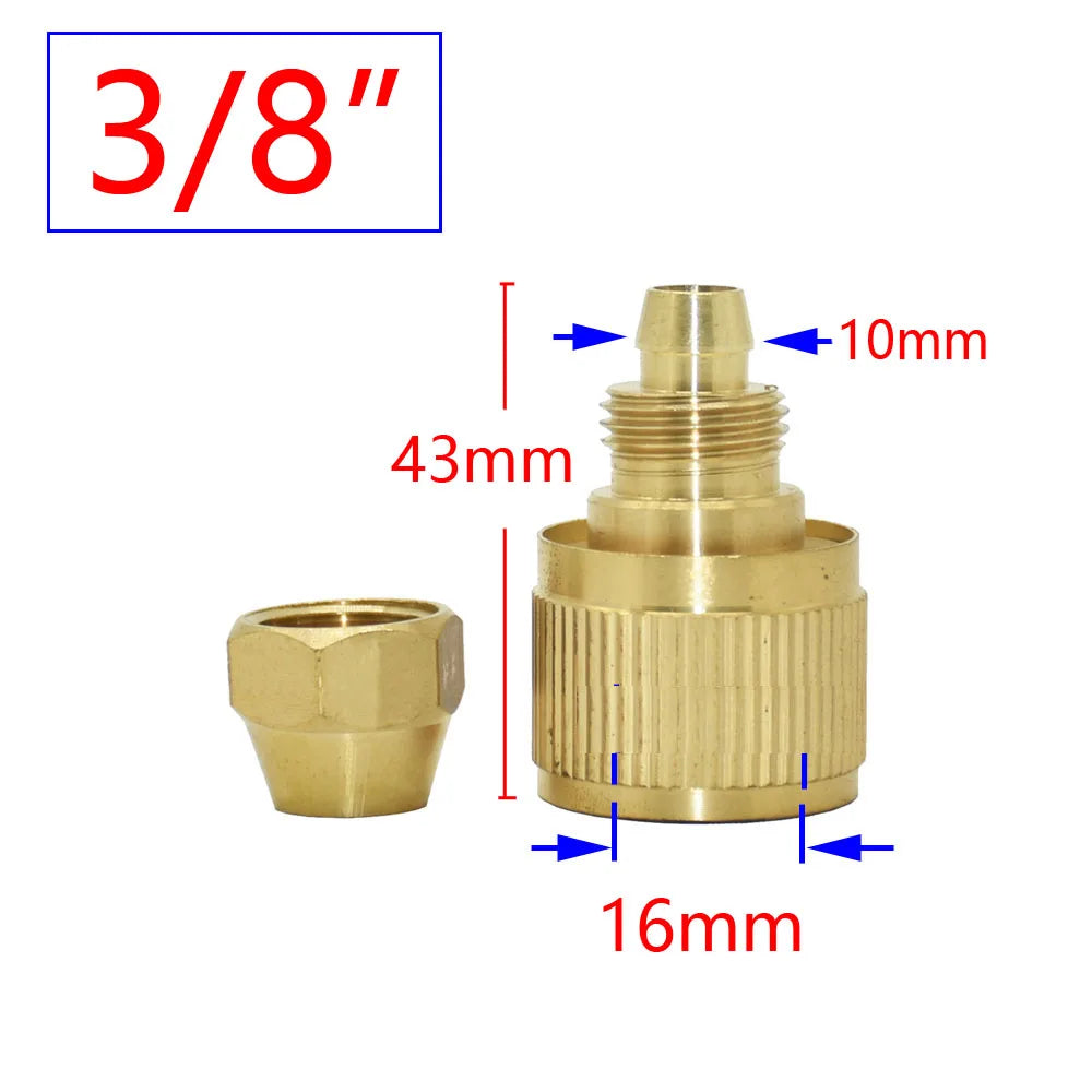 Messing Schnellkupplung Garten Bewässerung Adapter für Tropfschläuche