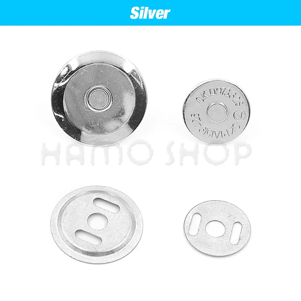 Magnetische Metall Druckknopfverschlüsse 16-20mm für Nähen - Basteln