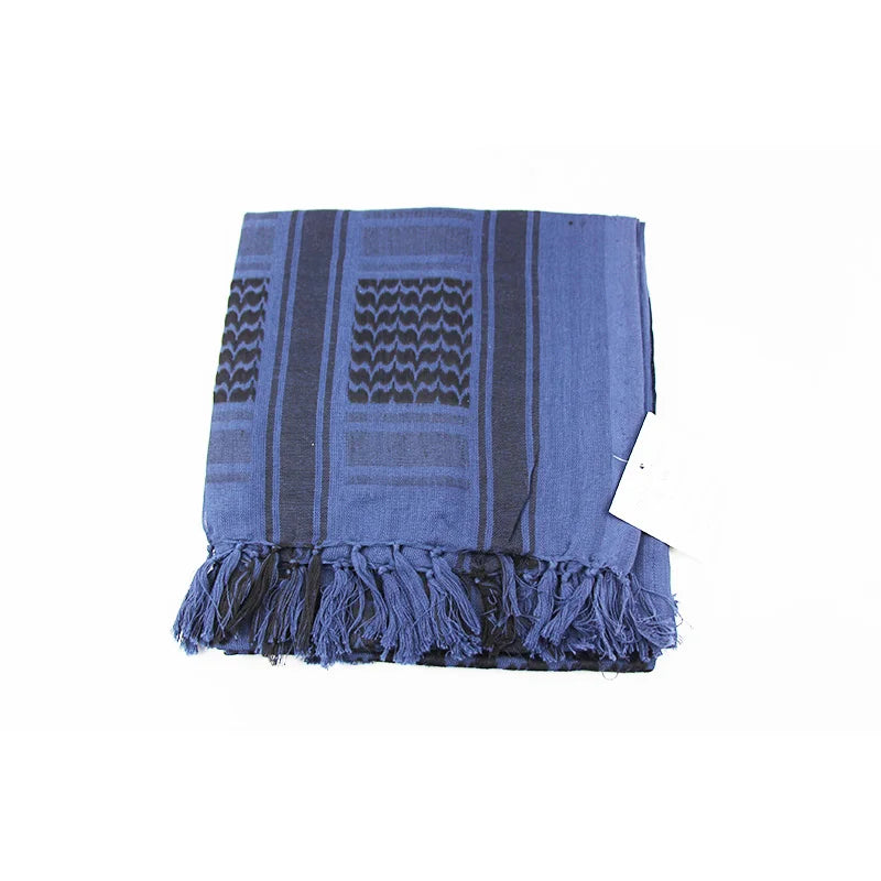 Taktischer Keffiyeh Shemagh Schal aus Baumwolle für Kopf und Hals