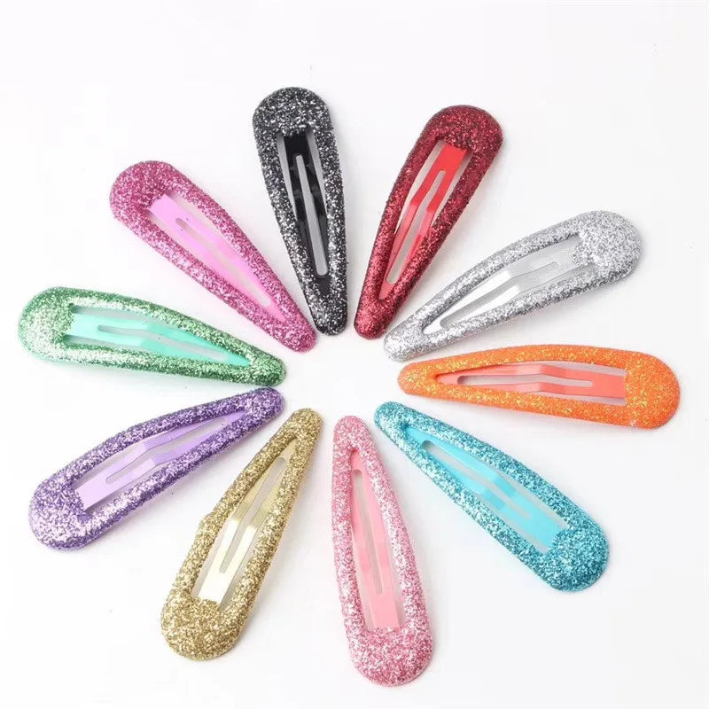 Glänzende 20er Haarspangen-Set in bunten Candy-Farben – stilvoll - robust für Mädchen