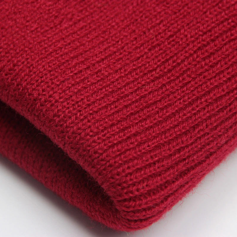 Unisex Strickmütze Herbst Winter – Warm weich bequem für Sie und Ihn