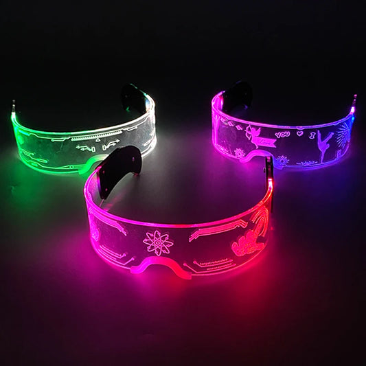 Leuchtende LED Partybrille mit Farbwechsel für unvergessliche Feste