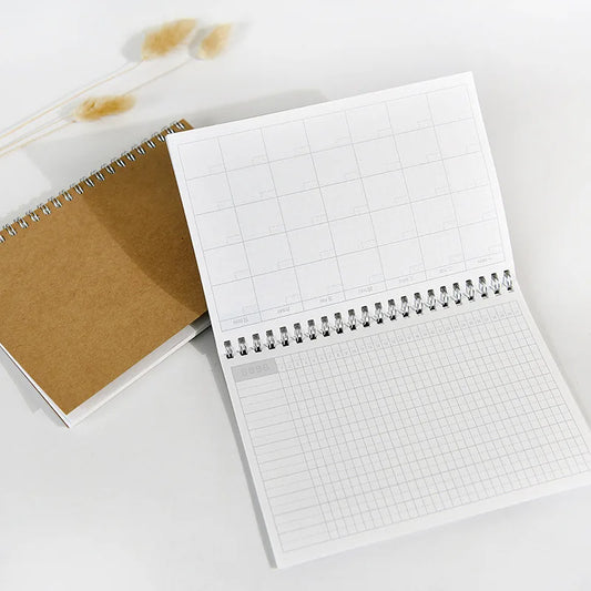 A5 Spiralplaner für effektive Monats- und Tagesplanung im Büro