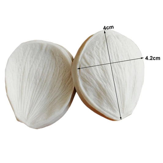 Anemone Blütenblatt Silikonform – Flexible Fondant- und Schokoladenform
