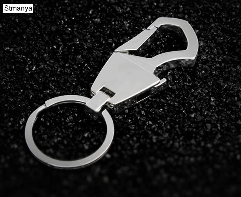 Stilvoll - robust: Unisex Auto Schlüsselbund aus Leder - Metall mit Herz-Design