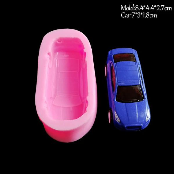 Kreative Backform Sportwagen Motiv – Silikon Fondant - Harz Form Flexibel