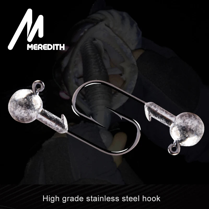 Jigkopf Angelhaken High Carbon Stahl 1g bis 22g für Hechtangeln
