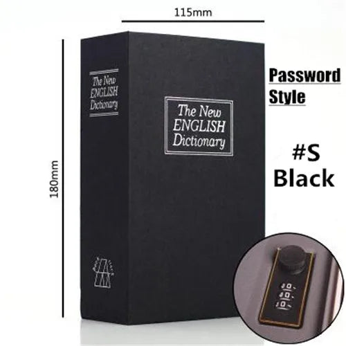 Verstecktes Mini-Safe Buch mit Schlüsselschloss für sicheren Aufbewahrung
