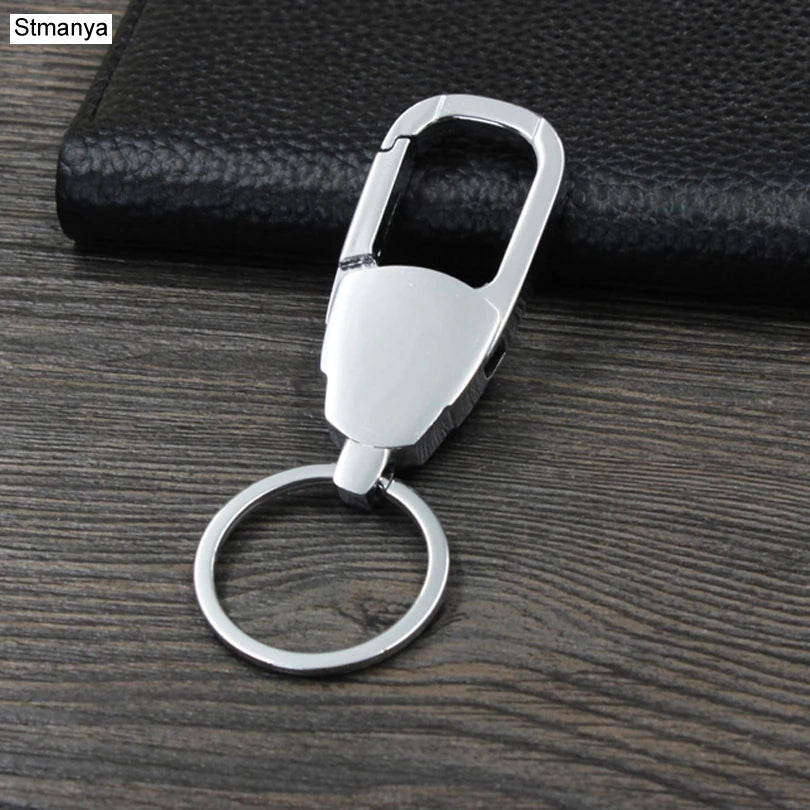 Stilvoll - robust: Unisex Auto Schlüsselbund aus Leder - Metall mit Herz-Design
