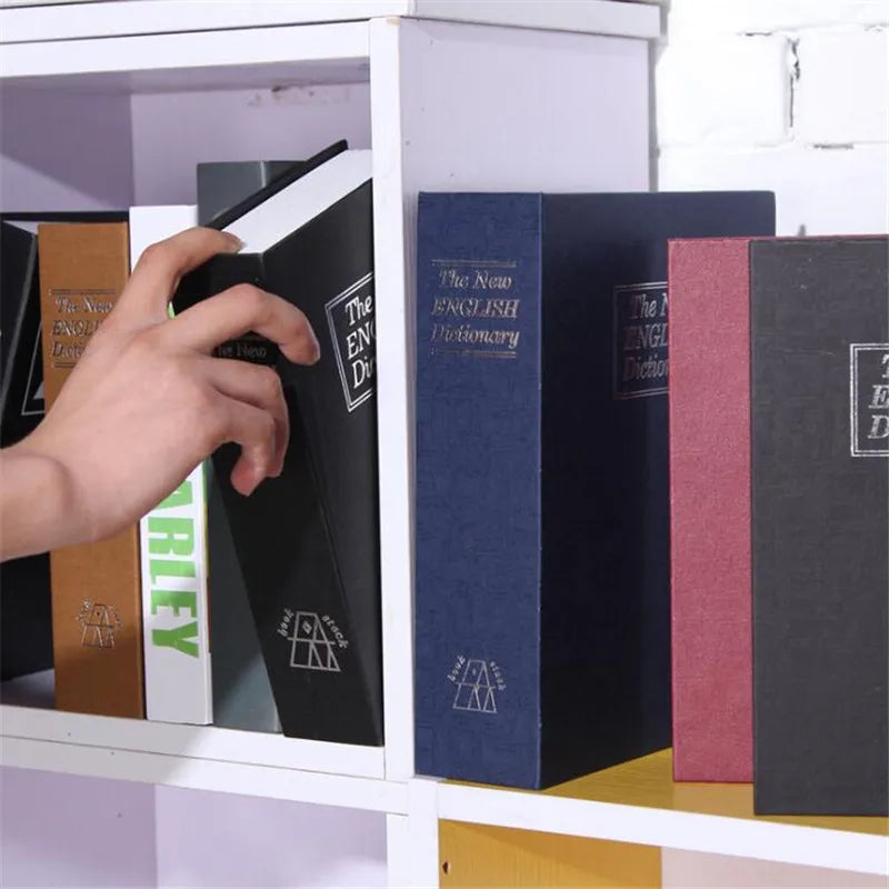 Verstecktes Mini-Safe Buch mit Schlüsselschloss für sicheren Aufbewahrung