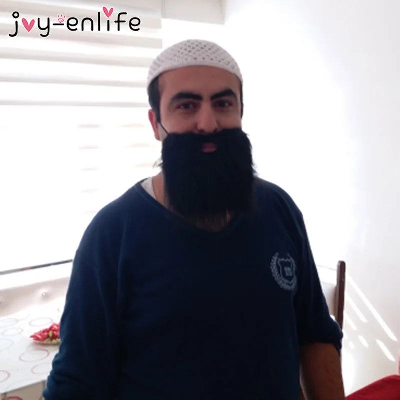 Lustiger gefälschter Schnurrbart für Halloween und Pirate Party Deko