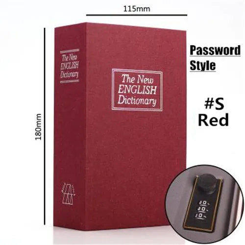 Verstecktes Mini-Safe Buch mit Schlüsselschloss für sicheren Aufbewahrung