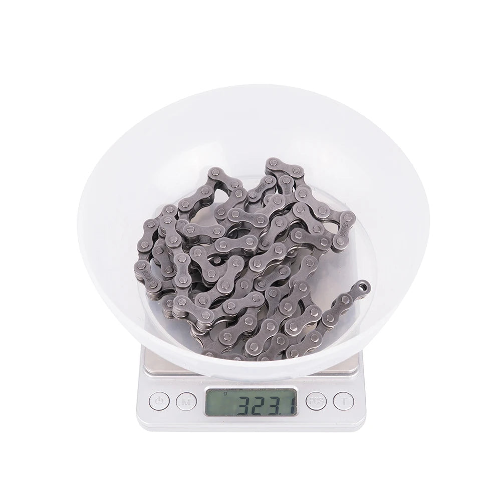 Single Speed Fahrradkette 1 Gang Silber für City und Fixed Gear Bikes