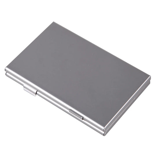 Aluminium Speicher Kartenbox für 6 SD/SDHC/MMC Speicherkarten Schutz